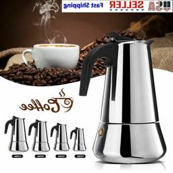 Percolator Stovetop 2/4/6/9 Cup