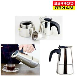 Moka Espresso Latte Stainless Pot U9c8i