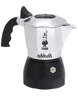 Bialetti Brikka Aluminum Stovetop Espresso Maker, 2 Cup