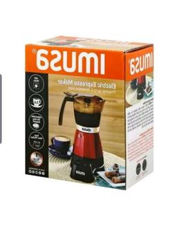3 or 6-cups Imusa Fresh Espresso Coffee Maker, Electric, Qui