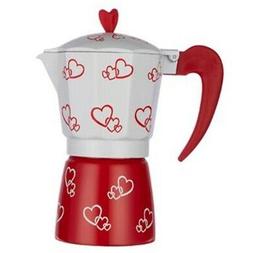 Italian Mocha Coffee Pot Aluminum Mocha Espresso Percolator 