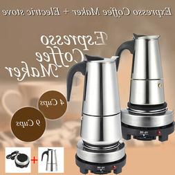 Pot Percolator Stainless Steel Electric