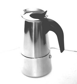 4 CUP STAINLESS STEEL ESPRESSO MAKER