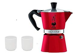 Bialetti 4942 Moka Express Espresso Maker, Red 3-Cup 