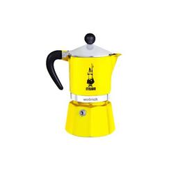 Bialetti 4983 Rainbow Espresso Maker, Yellow