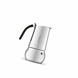 Bialetti Kitty Stove top Coffee Maker, 4-Cup , Stainless Ste