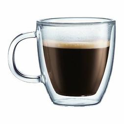 Bodum BISTRO Coffee Mug, Double-Wall Insulated Glass Espress