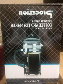 - 20 Oz  Espresso And Tea Maker With Triple Filters, Stainle