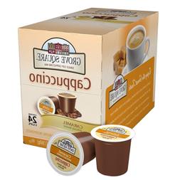 Grove Square Cappuccino, Caramel, 24 Single Serve Cups