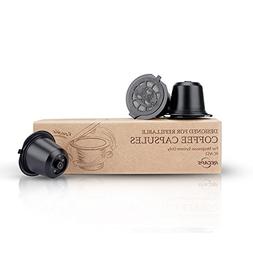 RECAPS Refillable Capsule BPA Free Coffee Pods Reusable 100 