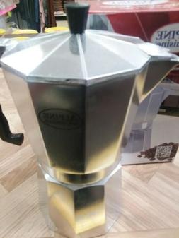 Aluminum 9 Cup Expresso And Coffee Maker