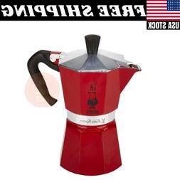 Bialetti, Moka Color Stove Top Espresso Coffee Maker, 6 Cup,