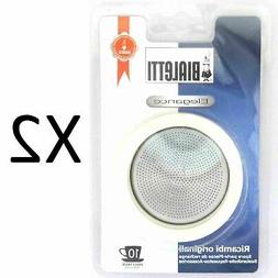 Bialetti Stainless Steel Replacement Gasket Filter 10 Cup Es
