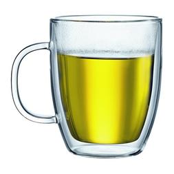 Bodum® Bistro 2pc 15oz Double Wall Glass Mugs