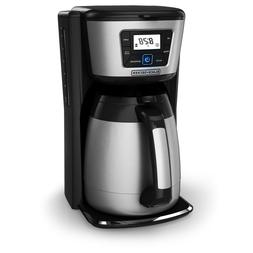 Black & Decker CM2035B 12-Cup Thermal Coffeemaker, Black/Sil