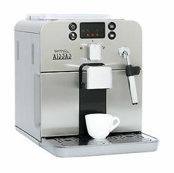 Gaggia Brera Super Automatic Espresso Machine in Silver. Pan