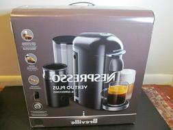 Breville Nespresso BNV450TTN1BUC1 VertuoPlus Deluxe Bundle, 