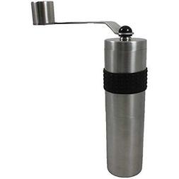 BrewGlobal Rhinoware Hand Coffee Grinder, Stainless Steel  "