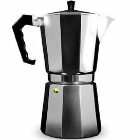 GRUNWERG CAFE OLE ITALIAN STYLE ALUMINUM 12 CUP 480ML ESPRES