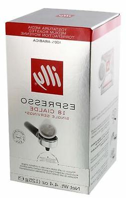illy Caffe Espresso , 18-Count E.S.E. Pods 