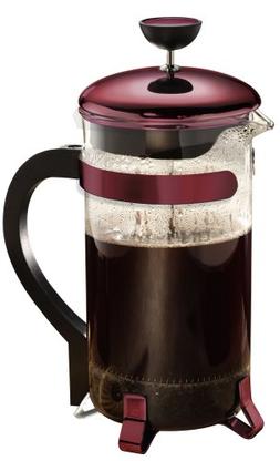 Primula Classic 8-Cup Coffee Press, Metallic Red