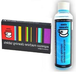 CLEANING TABLETS + LIQUID DESCALER Espresso Coffee Machine C