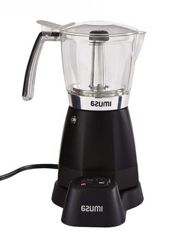 Black Imusa Cafetera Electrica Espresso 3 - 6 Cup Electric
