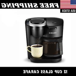 Brewer Machine 12 Cup Single Serve Pod K-cup Carafe Keurig P
