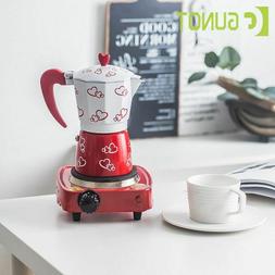 Italian Mocha Pot Aluminum Espresso Percolator Kettle Barist