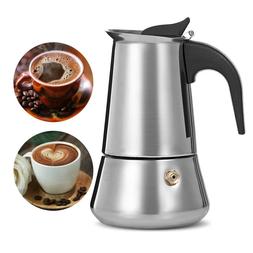 High quality Italian style stainless steel espresso maker