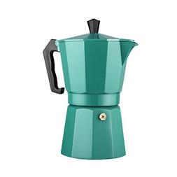 Stove Top Percolator Drip Latte Kettle - Green, 9.2x11x20cm
