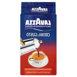 Lavazza Crema e Gusto Ground Coffee, Italian Espresso, 8.8-O