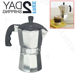 Stove Top Italian Espresso Coffeemaker Percelator Moka Pot