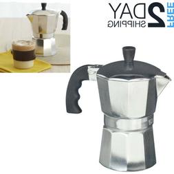 Stove Top Italian Espresso Coffeemaker Percelator Moka Pot