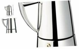 Cuisinox Roma 10-Cup Stainless Steel Stovetop Moka Espresso 