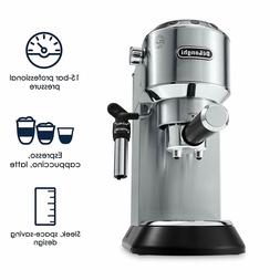 DeLonghi America EC685M Dedica Deluxe Espresso Maker, Silver