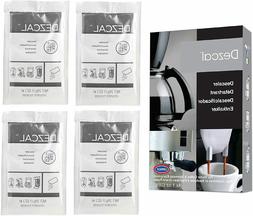Urnex Dezcal Coffee and Espresso Descaler and Cleaner - 4 Us