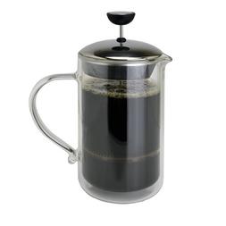 Primula Double Wall Classic Coffee Press, Glass/Chrome