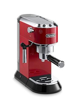 DeLonghi EC680R Red DEDICA 15-Bar Pump Espresso Machine