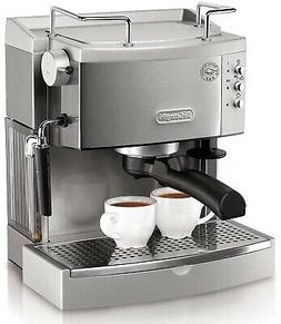 DeLonghi EC702 15-Bar-Pump Espresso Maker, Stainless, Metal