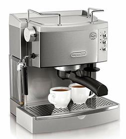 DeLonghi EC702 15-Bar-Pump Espresso Maker, Stainless, Metal