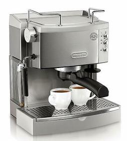 DeLonghi EC702 15-Bar-Pump Espresso Maker, Stainless, Metal