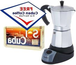 6 Cups, Cordless Plus Free Coffee