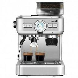 Stainless Steel W/ Grinder & Steam Wand