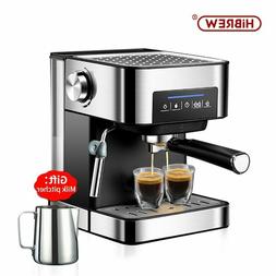HiBREW espresso coffee machine inox semi automatic expresso 