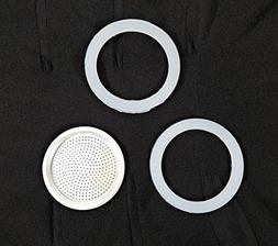 Espresso Coffee Rubber Rings + Filter For Italian Moka Espre