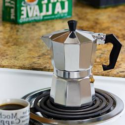 Cafetera Cubana Italiana 3 Cups Black