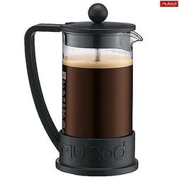 3 Cup 0.35 L Black Espresso Kitchen New