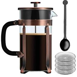 With 4 Filter Screens, Stainless Steel Plunger Liq Presser F