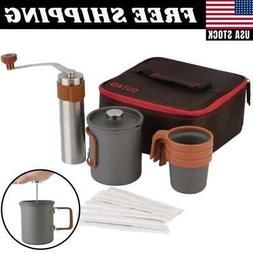 Manual Grinder Set Hand Burr Mill Grinding Machine Usa
